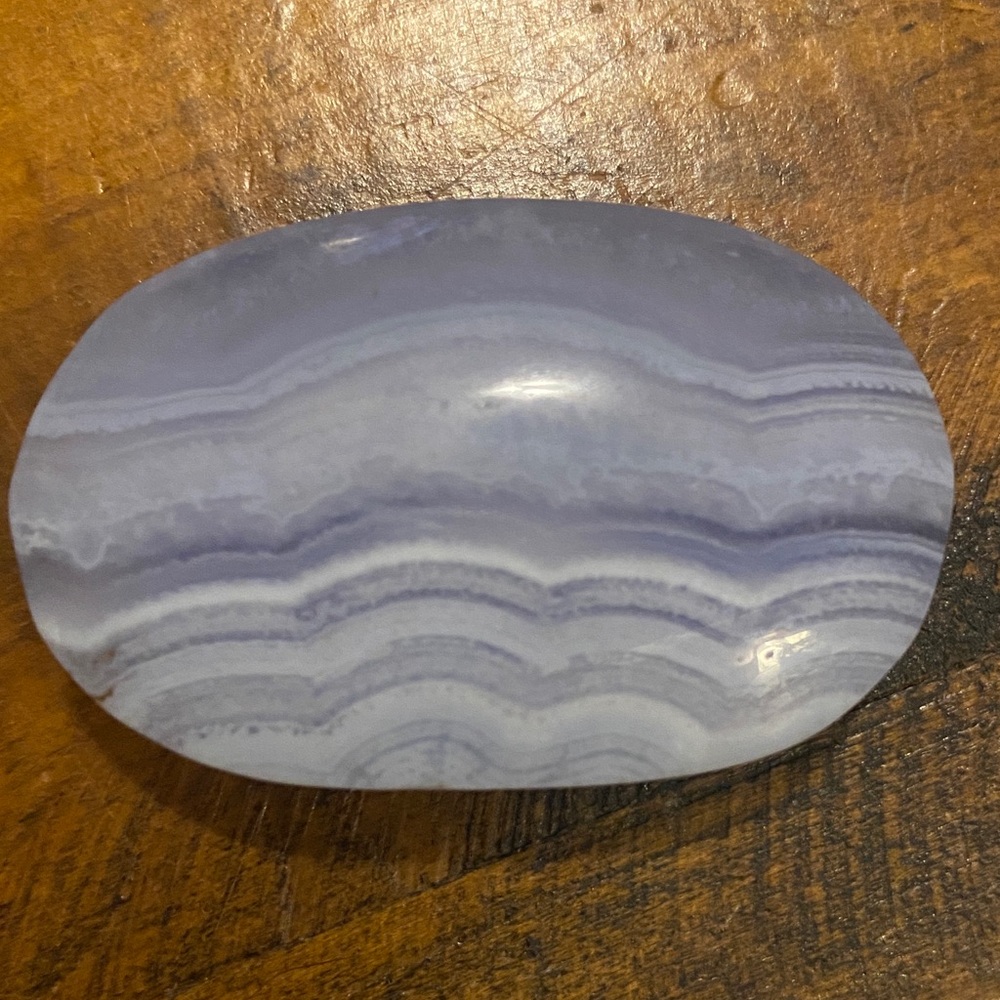 Blue Agate Decorative Stone
